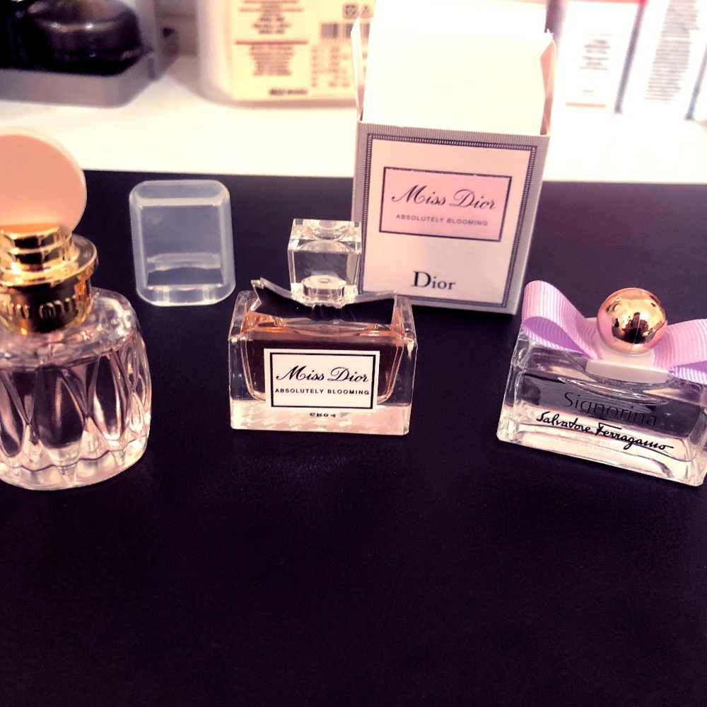 miu miu  Dior FERRAGAMO  mini Fragrance